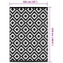 Alfombra de exterior PP gris 160x230 cm de vidaXL, Protectores para exterior - Ref: Foro24-368553, Precio: 37,06 €, Descuento: %