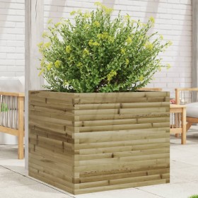Jardinera madera de pino impregnada 80x80x68,5 cm de vidaXL, Maceteros y jardineras - Ref: Foro24-3282483, Precio: 238,52 €, ...
