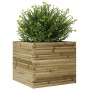 Jardinera madera de pino impregnada 80x80x68,5 cm de vidaXL, Maceteros y jardineras - Ref: Foro24-3282483, Precio: 238,52 €, ...