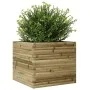 Jardinera madera de pino impregnada 80x80x68,5 cm de vidaXL, Maceteros y jardineras - Ref: Foro24-3282483, Precio: 235,48 €, ...