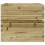 Jardinera madera de pino impregnada 80x80x68,5 cm de vidaXL, Maceteros y jardineras - Ref: Foro24-3282483, Precio: 238,52 €, ...