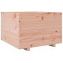 Jardinera madera maciza de abeto Douglas 70x70x49,5 cm de vidaXL, Maceteros y jardineras - Ref: Foro24-3282527, Precio: 163,6...