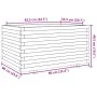 Jardinera madera maciza de abeto Douglas 90x60x49,5 cm de vidaXL, Maceteros y jardineras - Ref: Foro24-3282567, Precio: 177,4...