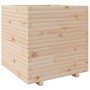 Jardinera madera maciza de pino 70x70x72,5 cm de vidaXL, Maceteros y jardineras - Ref: Foro24-3282584, Precio: 220,56 €, Desc...