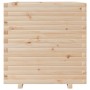 Jardinera madera maciza de pino 70x70x72,5 cm de vidaXL, Maceteros y jardineras - Ref: Foro24-3282584, Precio: 220,56 €, Desc...