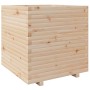 Jardinera madera maciza de pino 70x70x72,5 cm de vidaXL, Maceteros y jardineras - Ref: Foro24-3282584, Precio: 220,56 €, Desc...