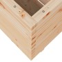Jardinera madera maciza de pino 70x70x72,5 cm de vidaXL, Maceteros y jardineras - Ref: Foro24-3282584, Precio: 220,56 €, Desc...