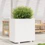 Jardinera madera maciza de pino blanco 70x40x72,5 cm de vidaXL, Maceteros y jardineras - Ref: Foro24-3282590, Precio: 204,25 ...