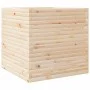 Jardinera de madera maciza de pino 70x70x68,5 cm de vidaXL, Maceteros y jardineras - Ref: Foro24-3282474, Precio: 196,14 €, D...