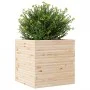 Jardinera de madera maciza de pino 70x70x68,5 cm de vidaXL, Maceteros y jardineras - Ref: Foro24-3282474, Precio: 196,14 €, D...