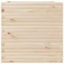 Jardinera de madera maciza de pino 70x70x68,5 cm de vidaXL, Maceteros y jardineras - Ref: Foro24-3282474, Precio: 196,14 €, D...