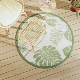 Alfombra de exterior PP verde Ø120 cm de vidaXL, Protectores para exterior - Ref: Foro24-368518, Precio: 27,29 €, Descuento: %