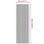 Alfombra de exterior PP gris 80x250 cm de vidaXL, Protectores para exterior - Ref: Foro24-368545, Precio: 29,87 €, Descuento: %