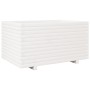Jardinera madera maciza de pino blanco 90x60x49,5 cm de vidaXL, Maceteros y jardineras - Ref: Foro24-3282565, Precio: 202,40 ...