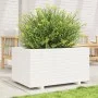 Jardinera madera maciza de pino blanco 90x60x49,5 cm de vidaXL, Maceteros y jardineras - Ref: Foro24-3282565, Precio: 199,84 ...