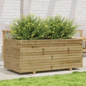 Jardinera madera de pino impregnada 110x60x49,5 cm de vidaXL, Maceteros y jardineras - Ref: Foro24-3282573, Precio: 199,75 €,...