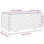 Jardinera madera de pino impregnada 110x60x49,5 cm de vidaXL, Maceteros y jardineras - Ref: Foro24-3282573, Precio: 202,29 €,...