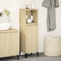 Armario de baño madera contrachapada roble Sonoma 30x30x100 cm de vidaXL, Tocadores de baño - Ref: Foro24-847389, Precio: 62,...