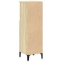 Armario de baño madera contrachapada roble Sonoma 30x30x100 cm de vidaXL, Tocadores de baño - Ref: Foro24-847389, Precio: 62,...
