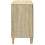 Armario de baño madera contrachapada roble Sonoma 65x33x60 cm de vidaXL, Tocadores de baño - Ref: Foro24-847406, Precio: 53,2...