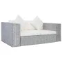 Sofá de 2 plazas con cojines ratán natural gris de vidaXL, Sofás - Ref: Foro24-283070, Precio: 442,38 €, Descuento: %