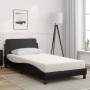 Cama con colchón cuero sintético negro 100x200 cm de vidaXL, Camas y somieres - Ref: Foro24-3208357, Precio: 233,01 €, Descue...
