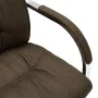Silla de oficina voladiza de tela marrón de vidaXL, Sillas de oficina - Ref: Foro24-289338, Precio: 135,53 €, Descuento: %