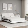 Cama con colchón cuero sintético blanco y negro 120x200 cm de vidaXL, Camas y somieres - Ref: Foro24-3208383, Precio: 322,90 ...