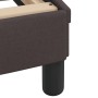 Cama con colchón tela marrón oscuro 140x200 cm de vidaXL, Camas y somieres - Ref: Foro24-3208407, Precio: 346,92 €, Descuento: %