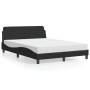 Cama con colchón terciopelo negro 140x200 cm de vidaXL, Camas y somieres - Ref: Foro24-3208413, Precio: 341,41 €, Descuento: %