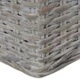 Sofá de 2 plazas con cojines ratán natural gris de vidaXL, Sofás - Ref: Foro24-283070, Precio: 442,38 €, Descuento: %