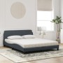 Cama con colchón terciopelo gris oscuro 160x200 cm de vidaXL, Camas y somieres - Ref: Foro24-3208432, Precio: 381,14 €, Descu...