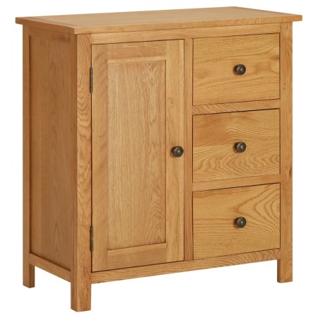 Aparador de madera maciza de roble 70x35x75 cm de vidaXL, Aparadores - Ref: Foro24-289188, Precio: 263,67 €, Descuento: %
