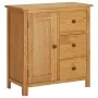 Aparador de madera maciza de roble 70x35x75 cm de vidaXL, Aparadores - Ref: Foro24-289188, Precio: 257,74 €, Descuento: %