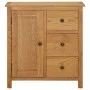 Aparador de madera maciza de roble 70x35x75 cm de vidaXL, Aparadores - Ref: Foro24-289188, Precio: 257,74 €, Descuento: %