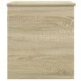 Caja de almacenaje madera ingeniería roble Sonoma 60x42x46 cm de vidaXL, Baúles de almacenamiento - Ref: Foro24-840655, Preci...