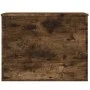 Caja de almacenaje madera ingeniería roble ahumado 60x42x46 cm de vidaXL, Baúles de almacenamiento - Ref: Foro24-840657, Prec...