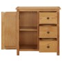 Aparador de madera maciza de roble 70x35x75 cm de vidaXL, Aparadores - Ref: Foro24-289188, Precio: 263,67 €, Descuento: %