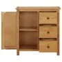 Aparador de madera maciza de roble 70x35x75 cm de vidaXL, Aparadores - Ref: Foro24-289188, Precio: 257,74 €, Descuento: %