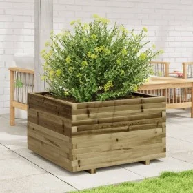 Jardinera madera de pino impregnada 80x80x49,5 cm de vidaXL, Maceteros y jardineras - Ref: Foro24-3282533, Precio: 187,38 €, ...