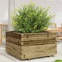 Jardinera madera de pino impregnada 80x80x49,5 cm de vidaXL, Maceteros y jardineras - Ref: Foro24-3282533, Precio: 189,78 €, ...