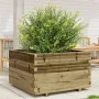 Jardinera madera de pino impregnada 80x80x49,5 cm de vidaXL, Maceteros y jardineras - Ref: Foro24-3282533, Precio: 187,38 €, ...