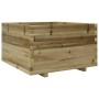 Jardinera madera de pino impregnada 80x80x49,5 cm de vidaXL, Maceteros y jardineras - Ref: Foro24-3282533, Precio: 189,78 €, ...