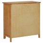 Aparador de madera maciza de roble 70x35x75 cm de vidaXL, Aparadores - Ref: Foro24-289188, Precio: 263,67 €, Descuento: %