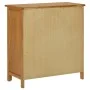 Aparador de madera maciza de roble 70x35x75 cm de vidaXL, Aparadores - Ref: Foro24-289188, Precio: 257,74 €, Descuento: %