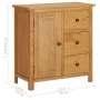 Aparador de madera maciza de roble 70x35x75 cm de vidaXL, Aparadores - Ref: Foro24-289188, Precio: 257,74 €, Descuento: %