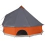 Tienda familiar tipi 12 personas impermeable gris naranja de vidaXL, Tiendas de campaña - Ref: Foro24-94593, Precio: 273,00 €...
