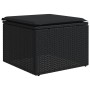 Set de sofás de jardín 7 pzas con cojines ratán sintético negro de vidaXL, Conjuntos de jardín - Ref: Foro24-3268045, Precio:...