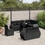 8-piece garden sofa set and black synthetic rattan cushions by vidaXL, Garden sets - Ref: Foro24-3268665, Price: 789,97 €, Di...