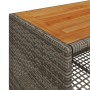 Set de sofás de jardín 4 pzas y cojines ratán sintético gris de vidaXL, Conjuntos de jardín - Ref: Foro24-368399, Precio: 347...
